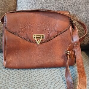 Meeker genuine leather crossbody
